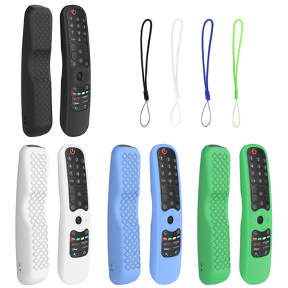 For LG AN-MR21GC / AN-MR21N / AN-MR21GA TV Remote Control Silicone Case(Luminous Blue) - Remote Control Covers by PMC Jewellery | Online Shopping South Africa | PMC Jewellery