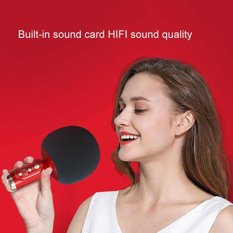 K2 Wireless Bluetooth Microphone Singing All-in-one Speaker(Red) - Microphone by PMC Jewellery | Online Shopping South Africa | PMC Jewellery | Buy Now Pay Later Mobicred