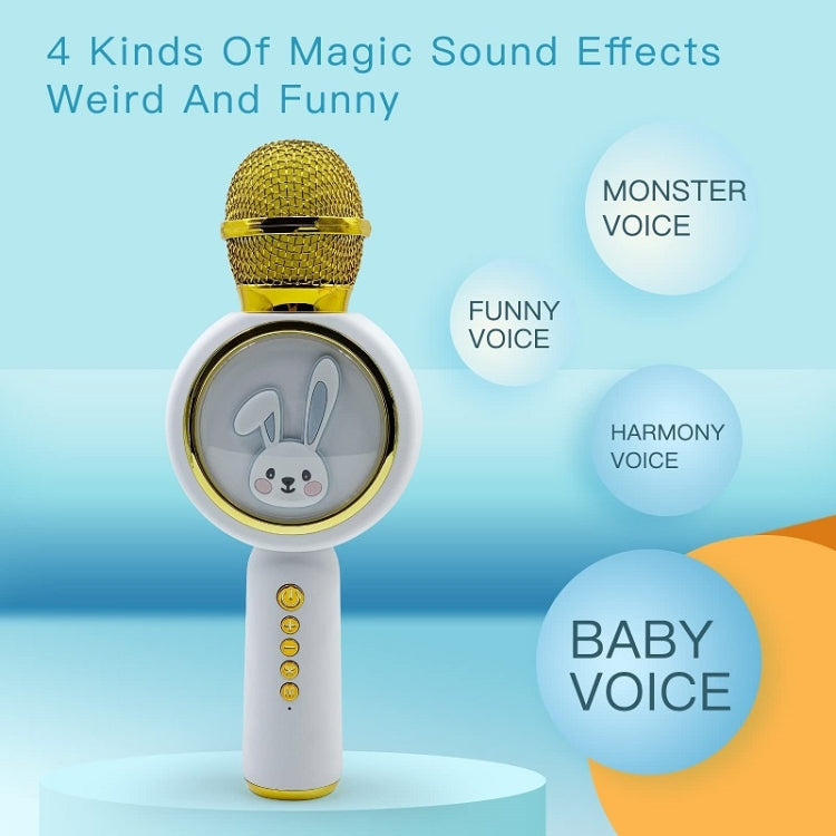 X6 Children Portable Bluetooth Light Microphone Audio All-in-One Machine(Pink) - Microphone by PMC TechLife | Online Shopping South Africa | PMC TechLife | Buy Now Pay Later Mobicred