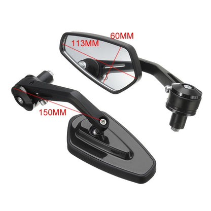 Motorcycle Handle All Aluminum Cherry Rearview Mirror(Red) - Side Mirrors by PMC Jewellery | Online Shopping South Africa | PMC Jewellery | Buy Now Pay Later Mobicred