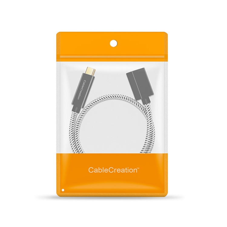 CC0316 0.5m Type-C / USB-C Male to Female Extension Cable Computer Phone Charging Cable(Black) - Cable & Adapters by PMC Jewellery | Online Shopping South Africa | PMC Jewellery | Buy Now Pay Later Mobicred