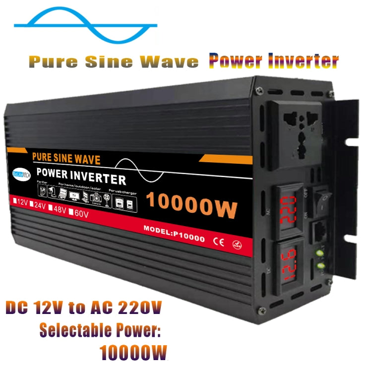 10000W (Actual 1500W) 48V to 220V High Power Car Sine Wave Inverter Power Converter - Pure Sine Wave by PMC Jewellery | Online Shopping South Africa | PMC Jewellery | Buy Now Pay Later Mobicred