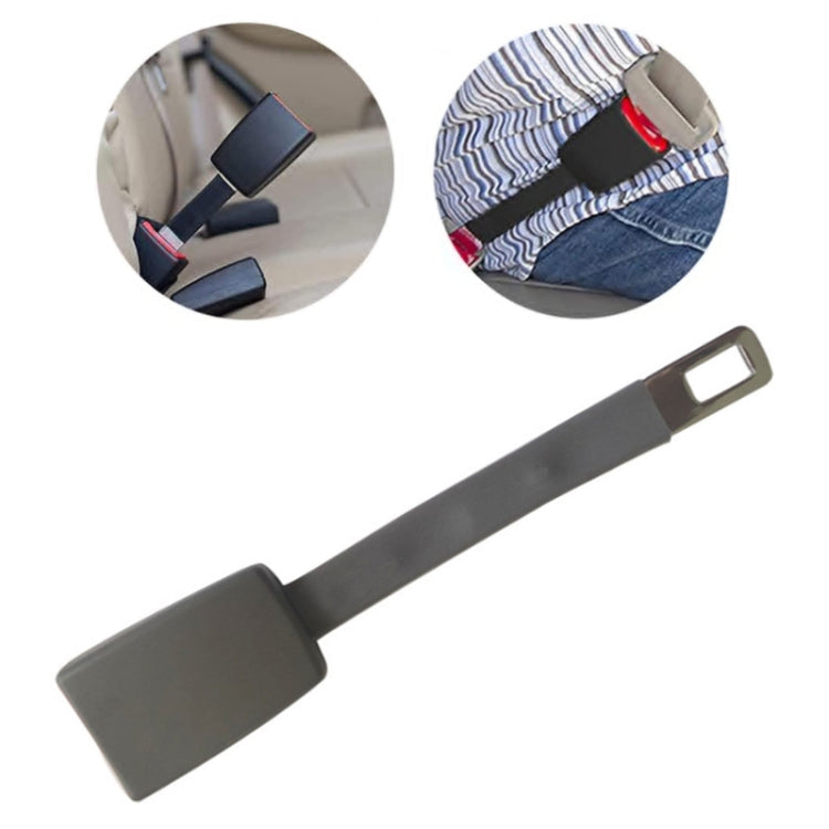 25cm Car Seat Belt Extension Snap Button, Color: Grey - Seat Belts & Padding by PMC Jewellery | Online Shopping South Africa | PMC Jewellery | Buy Now Pay Later Mobicred