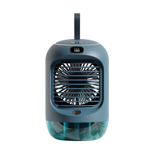 RD22 Rotating Humidification Fan Warm Light Atmosphere Light Automatic Shaking Head with Digital Display Air Cooler(Green) - Electric Fans by PMC Jewellery | Online Shopping South Africa | PMC Jewellery | Buy Now Pay Later Mobicred