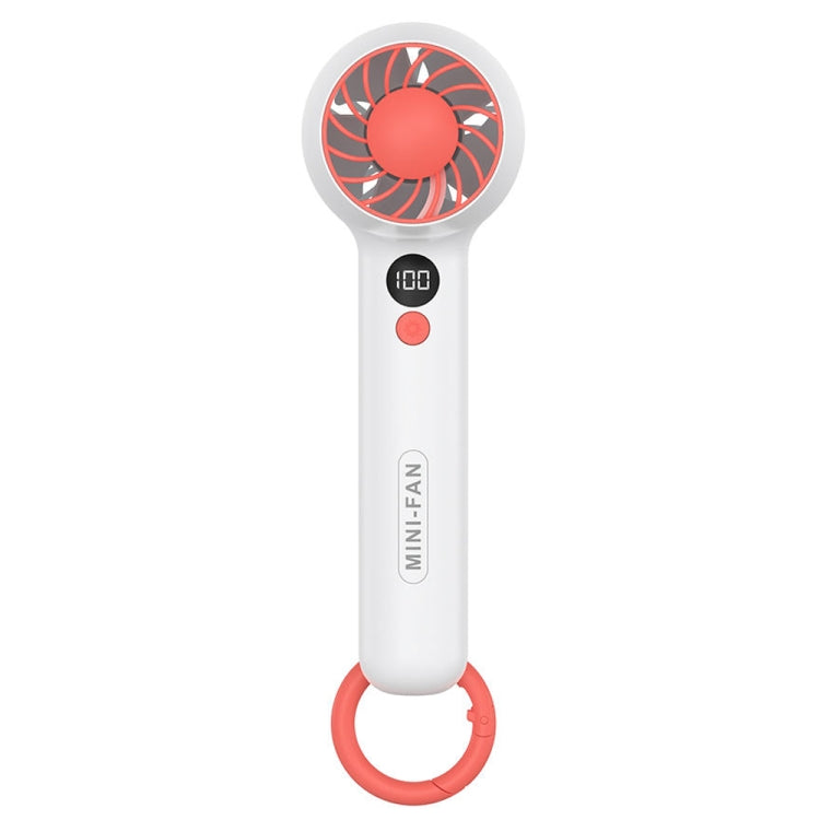 F2302 Handheld Portable Mini USB Office Student Fan with Hook(White) - Electric Fans by PMC Jewellery | Online Shopping South Africa | PMC Jewellery | Buy Now Pay Later Mobicred