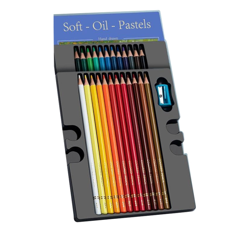 24 Colors Oily Bright Color Pencil Studio Special Set Classic Model - Art Supplies by PMC Jewellery | Online Shopping South Africa | PMC Jewellery | Buy Now Pay Later Mobicred