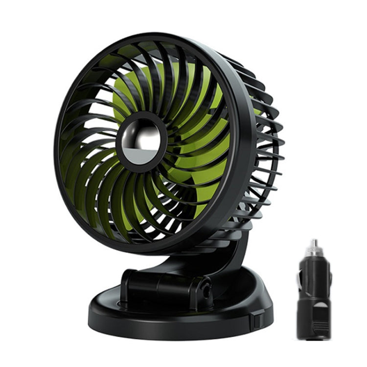 F612 5W Car Rotatable Turntable Silent Fan(12V Cigarette Lighter) - Heating & Fans by PMC Jewellery | Online Shopping South Africa | PMC Jewellery | Buy Now Pay Later Mobicred