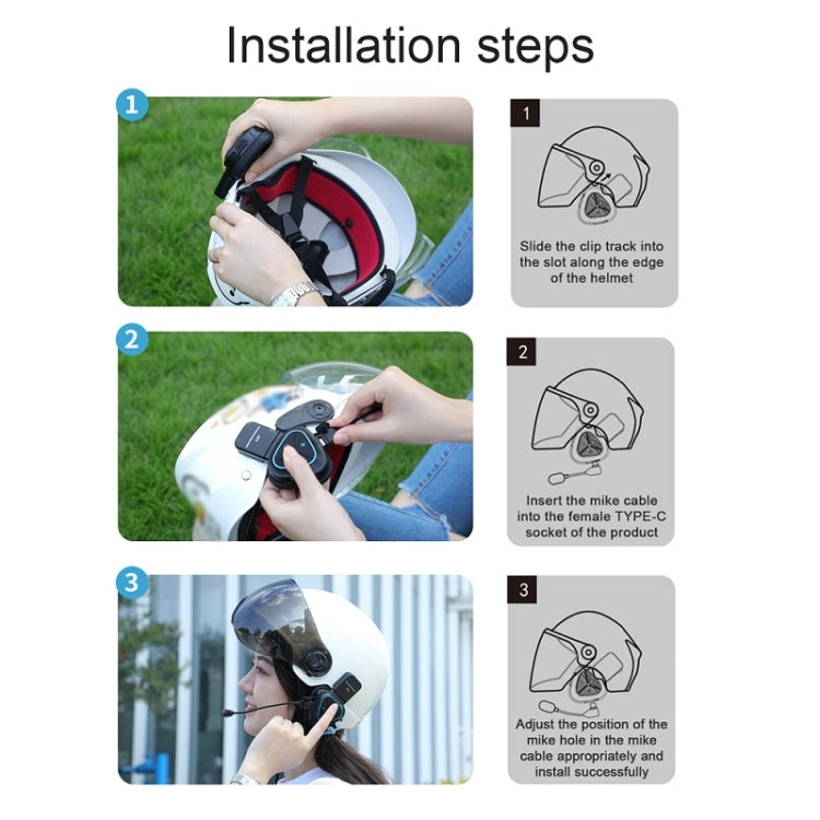 LX1 Motorcycle Half Helmet Waterproof Wireless 5.3 Bluetooth Headset, Version: English(Classic Red) - Motorcycle Walkie Talkie by PMC TechLife | Online Shopping South Africa | PMC TechLife | Buy Now Pay Later Mobicred
