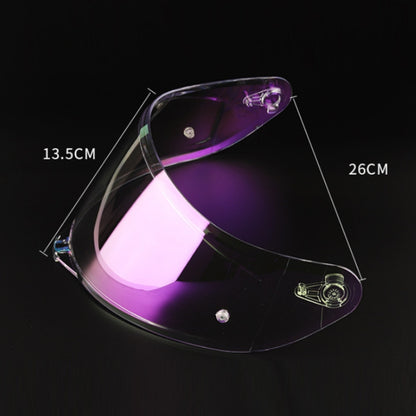 Motorcycle Helmet Lens with Anti-fog Spikes for SOMAN K1/K3SV/K5, Color: Tea Film Revo Purple Red Gold - Helmets by PMC Jewellery | Online Shopping South Africa | PMC Jewellery