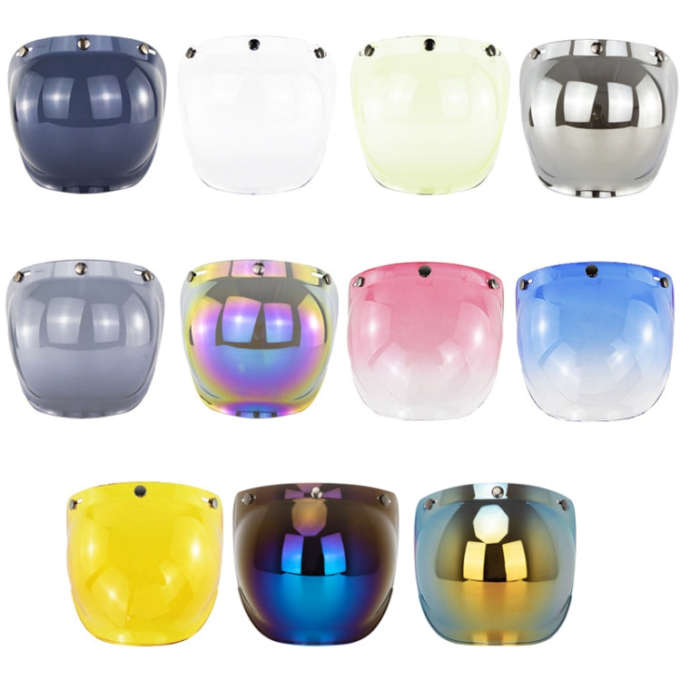 Motorcycle Helmet Three-Button Windproof Lens With Bracket(Transparent) - Helmets by PMC Jewellery | Online Shopping South Africa | PMC Jewellery | Buy Now Pay Later Mobicred