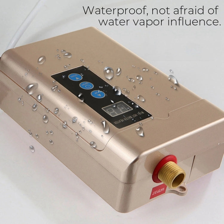 US Plug 3000W  Electric Water Heater With Remote Control Adjustable Temperate(Red) - free shipping - PMC TechLife - Order now!