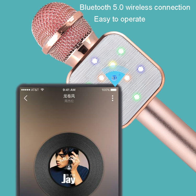 WS-1818 LED Light Flashing Microphone Self-contained Audio Bluetooth Wireless Microphone(Red) - Microphone by PMC Jewellery | Online Shopping South Africa | PMC Jewellery | Buy Now Pay Later Mobicred