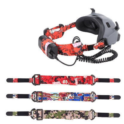 Sunnylife TD487 For DJI Avata / FPV Goggles V2 Color Headband Fixed Elastic Strap(Camouflage) - Other Accessories by Sunnylife | Online Shopping South Africa | PMC Jewellery | Buy Now Pay Later Mobicred