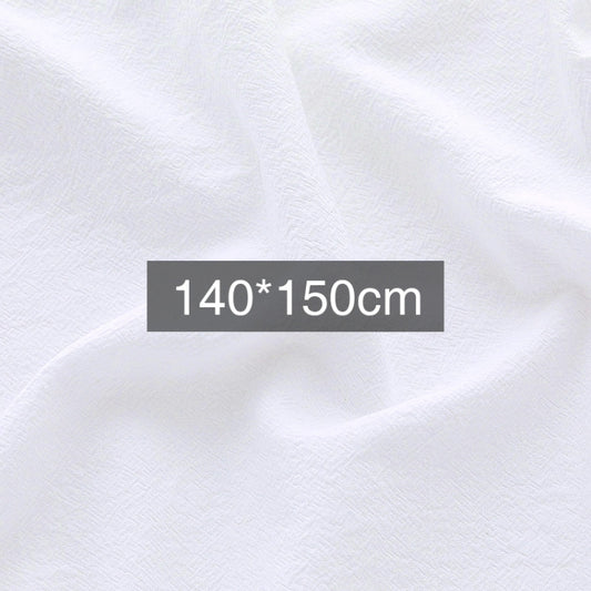 140 x 150cm Encrypted Texture Cotton Photography Background Cloth(White) - Solid Color by PMC Jewellery | Online Shopping South Africa | PMC Jewellery | Buy Now Pay Later Mobicred