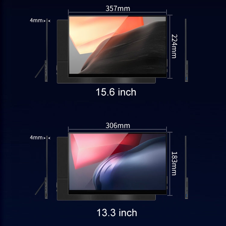 15.6 inch Touch Version 4K Portable External Extended Screen Display For Switch/PS5/Mobile Phone/Computer(UK Plug) - LCD Monitors by PMc TechLife | Online Shopping South Africa | PMc TechLife | Buy Now Pay Later Mobicred