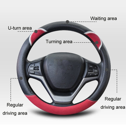 38cm Cute Rabbit Women Cartoon Car Steering Wheel Cover, Color: Round Black Red - Steering Wheel Accessories by PMC Jewellery | Online Shopping South Africa | PMC Jewellery | Buy Now Pay Later Mobicred