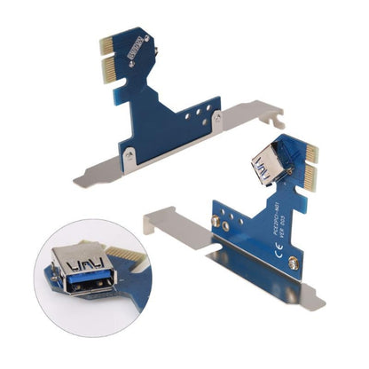 PCI-E 1X To Single PCI With baffle Riser Card Extend Adapter Add Expansion Card For PC Computer - Add-on Cards by PMC Jewellery | Online Shopping South Africa | PMC Jewellery | Buy Now Pay Later Mobicred