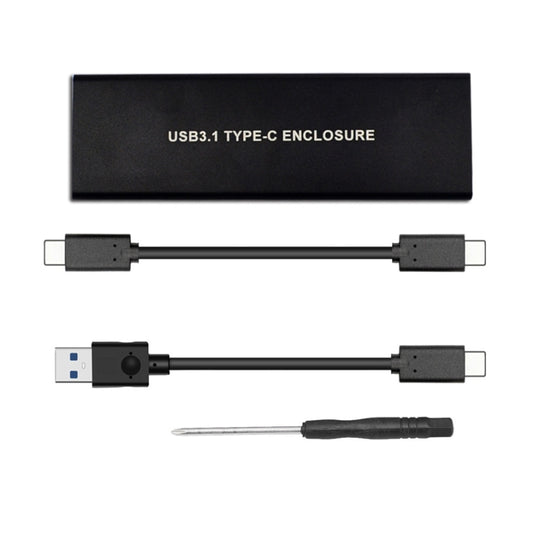 USB3.2 To M.2 NVME Hard Disk Box NGFF PCIE Protocol To TYPE-C, Color: Black with C-C Cable - HDD Enclosure by PMC Jewellery | Online Shopping South Africa | PMC Jewellery | Buy Now Pay Later Mobicred