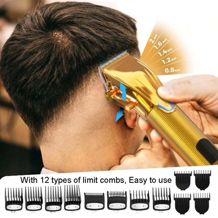 Men Electric Haircutting Tools Set Sculpting Electric Clipper(Gold) - free shipping - PMC TechLife - Order now!
