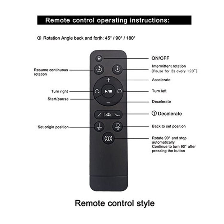 20cm Remote Control Electric Turntable Live Shooting Rotating Display Stand(White) -  by PMC TechLife | Online Shopping South Africa | PMC TechLife | Buy Now Pay Later Mobicred