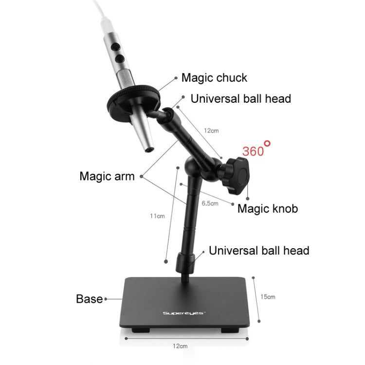 5 Million Digital Electron Microscope Magnifying Dermatoscope, Specification: B008+10 inch Screen - Digital Microscope by PMC Jewellery | Online Shopping South Africa | PMC Jewellery | Buy Now Pay Later Mobicred