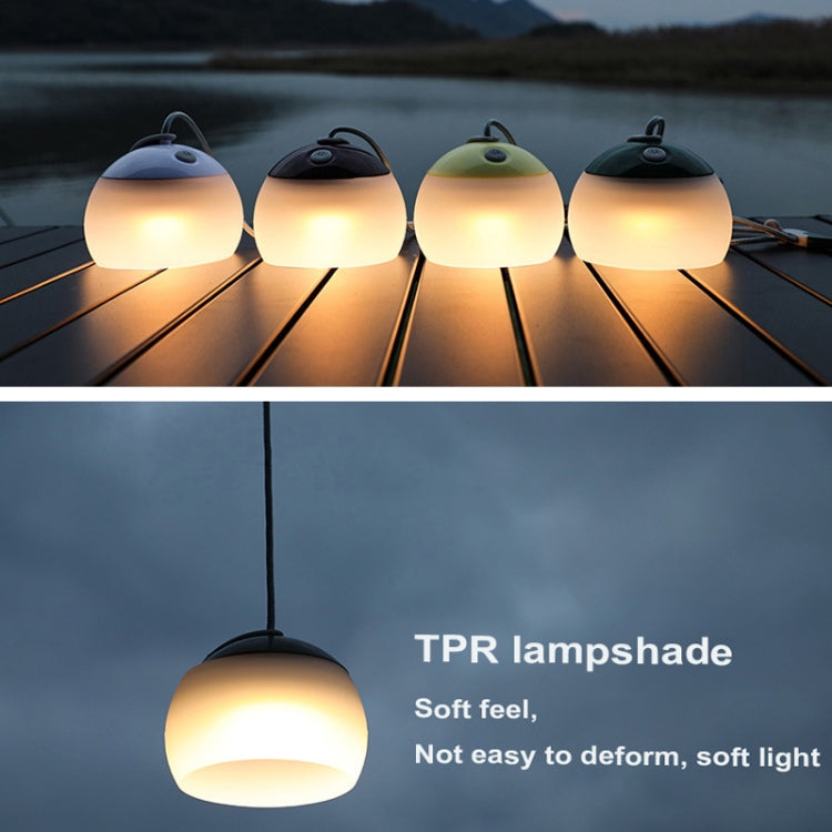 Retro Camping Lantern Rechargeable Haning Hook Night Light(Green) - Camping Lighting by PMc TechLife | Online Shopping South Africa | PMc TechLife | Buy Now Pay Later Mobicred