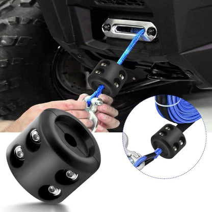 Anti-Abrasion Rubber Plug For Towing Hook Compatible With KFI/ATV Stranded Cables(Black) - Towing Bars by PMC Jewellery | Online Shopping South Africa | PMC Jewellery | Buy Now Pay Later Mobicred