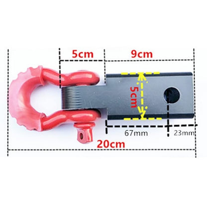 Solid Trailer Arm Off-Road Vehicle Rear Bumper Modified Traction Connector, Color: Red - Towing Bars by PMC Jewellery | Online Shopping South Africa | PMC Jewellery | Buy Now Pay Later Mobicred