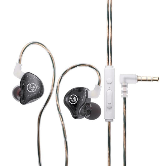 CVJ In Ear Wired Round Holes Universal Game Earphone(Black) - In Ear Wired Earphone by CVJ | Online Shopping South Africa | PMC Jewellery