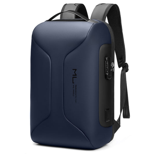 Business Large Capacity Travel Bag Multifunctional Waterproof Laptop Backpack With USB Port(Blue) - Backpack by PMC Jewellery | Online Shopping South Africa | PMC Jewellery | Buy Now Pay Later Mobicred