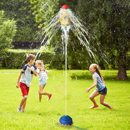 Rotating Sprinkler Flying Children Water Toys, Color: Yellow Rocket + 2 Joints + 5m Tube - Water Fun & Sand Toys by PMC Jewellery | Online Shopping South Africa | PMC Jewellery