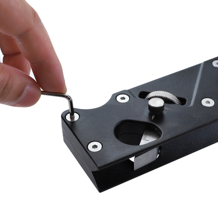 Woodworking Multi-Angle Chamfering Adjustable Depth Hand Planer, Color: Black - Wood Planers by PMC TechLife | Online Shopping South Africa | PMC TechLife