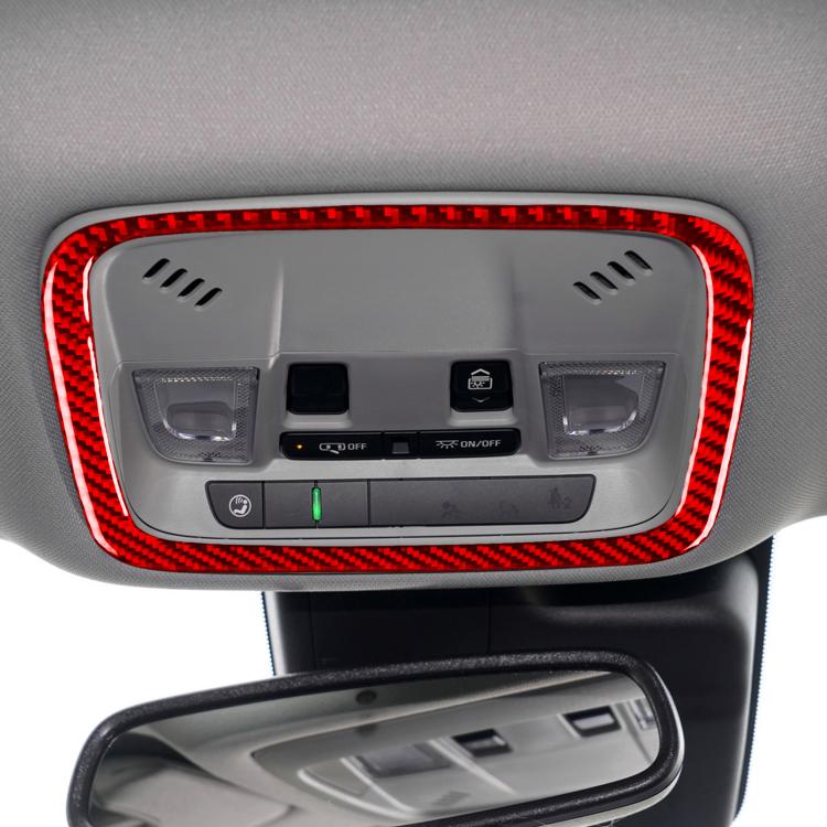 For Chevrolet Malibu 2016-2024 Left-hand Drive Reading Light Frame Decoration Sticker(Red) - Car Interior Mouldings by PMc TechLife | Online Shopping South Africa | PMc TechLife | Buy Now Pay Later Mobicred