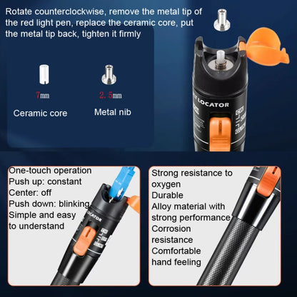 30MW Fiber Red Light Test Pen Red Light Sources Through Optical Pen Optical Fiber Detection - Fiber Optic Test Pen by PMC Jewellery | Online Shopping South Africa | PMC Jewellery | Buy Now Pay Later Mobicred