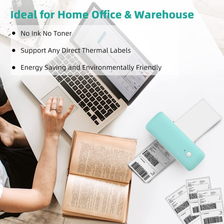 Phomemo PM246S Address Label Printer Thermal Paper Express E-Manifest Printer, Size: EU(Pink) - free shipping - PMC TechLife - Order now!