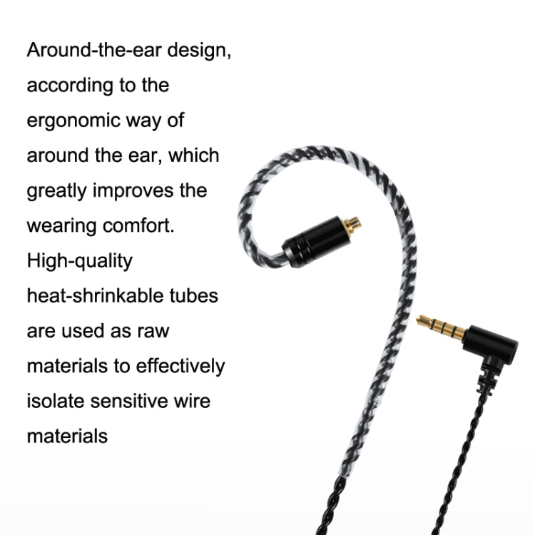 For IE Interface Headphone Cable With Microphone Upgrade Cable - Headset Accessories by PMC Jewellery | Online Shopping South Africa | PMC Jewellery | Buy Now Pay Later Mobicred