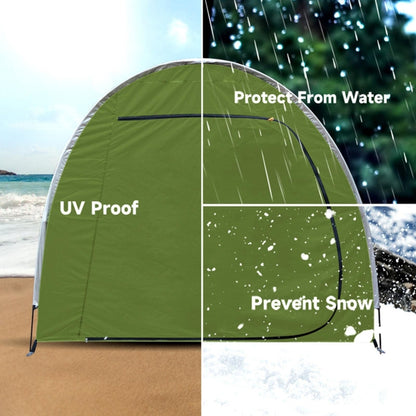 Outdoor Waterproof Bicycle Storage Shed Oxford 210D Heavy Duty Bike Tent(Black) - Tents & Accessories by PMC Jewellery | Online Shopping South Africa | PMC Jewellery