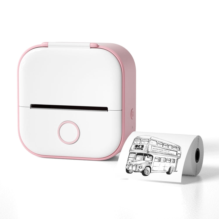 Phomemo T02 Standard Error Mini Pocket Small Portable Bluetooth Phone Photo Label Thermal Printer(Pink) - Printer by Phomemo | Online Shopping South Africa | PMC Jewellery | Buy Now Pay Later Mobicred