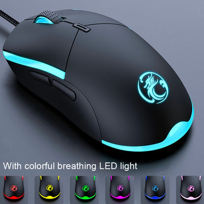 IMICE T30 Wired E-Sports Gaming Mouse LED Luminous Colorful Programmable 6D Mouse(Black) - Wired Mice by iMICE | Online Shopping South Africa | PMC Jewellery | Buy Now Pay Later Mobicred