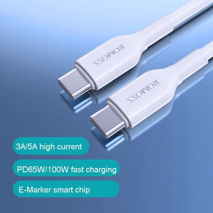 ROMOSS CB321 100W 5A 2m  Dual Type-C/USB-C Port 480MBps Fast Data Sync Line Cable - USB-C & Type-C Cable by ROMOSS | Online Shopping South Africa | PMC Jewellery