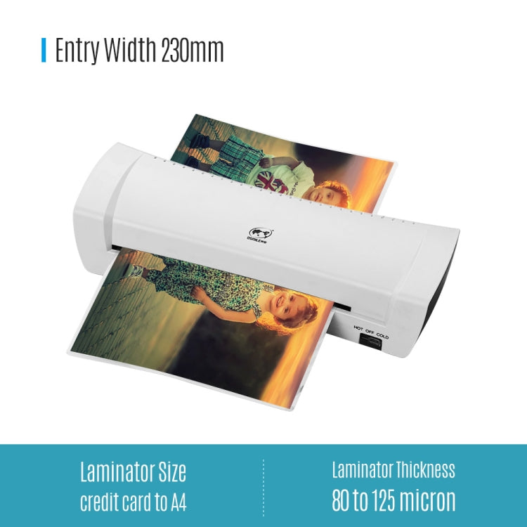Osmile SL200 A4 Photo Cold and Hot Laminating Machine 340mm/min Speed EU Plug - free shipping - PMC TechLife - Order now!