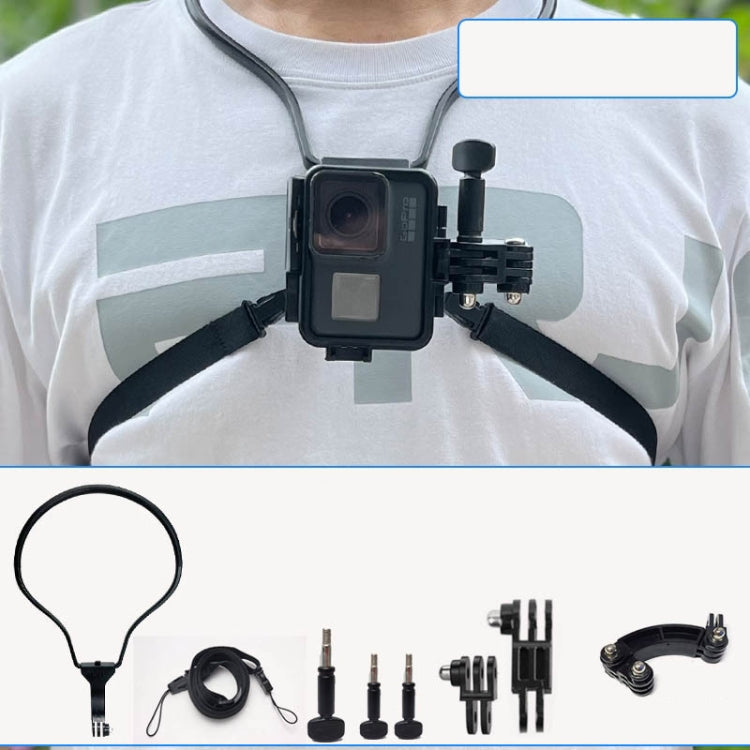 TUYU Camera Neck Holder Mobile Phone Chest Strap Mount  For Video Shooting//POV, Spec: Vertical Shooting (Black) - Stand by PMC Jewellery | Online Shopping South Africa | PMC Jewellery | Buy Now Pay Later Mobicred