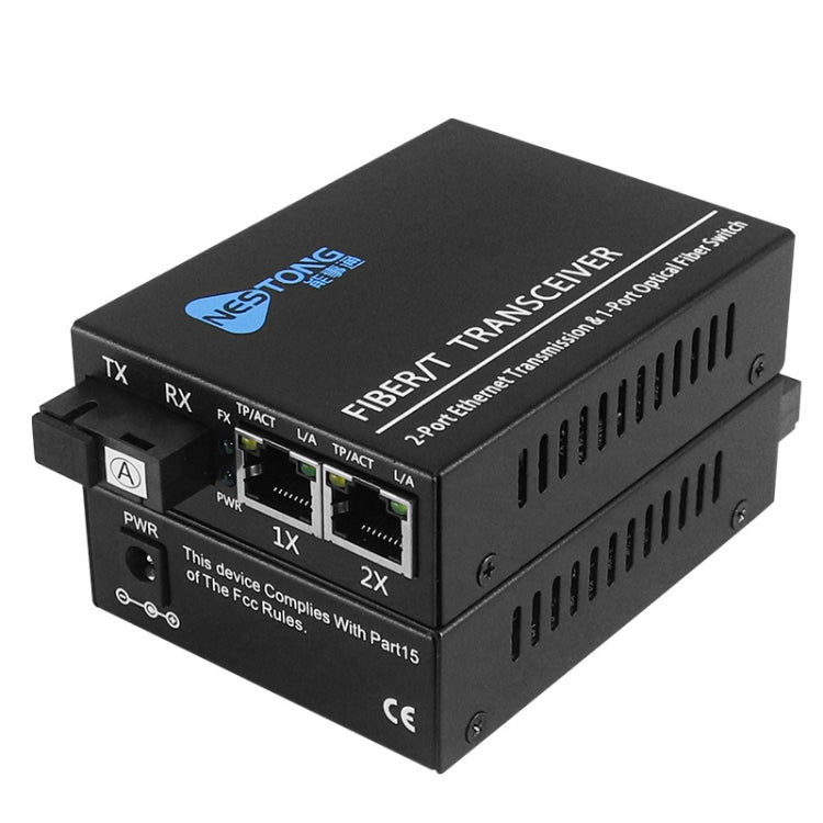 NESTONG 100M Single-Mode Fiber Optic Transceiver POE Photoelectric Converter,CN Plug - Fiber Receiver by NESTONG | Online Shopping South Africa | PMC Jewellery | Buy Now Pay Later Mobicred