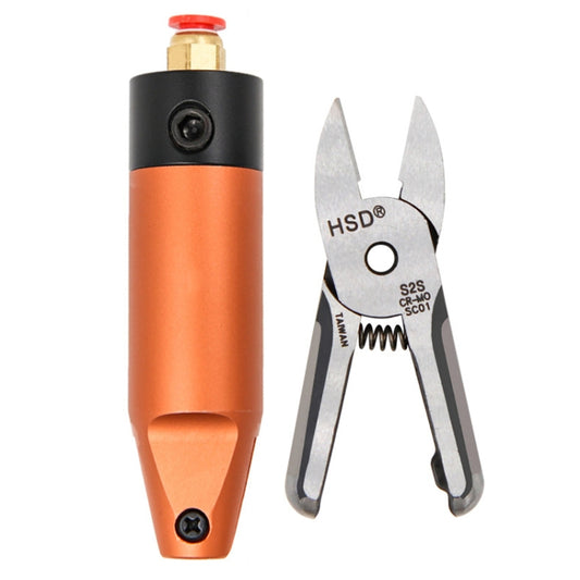 HSD HS-5M+S2S Cut Metal Set 2 In 1 Pneumatic Snip Plier Cutting Metal Plastic Model Scissor Tool - Pliers by HSD | Online Shopping South Africa | PMC Jewellery | Buy Now Pay Later Mobicred