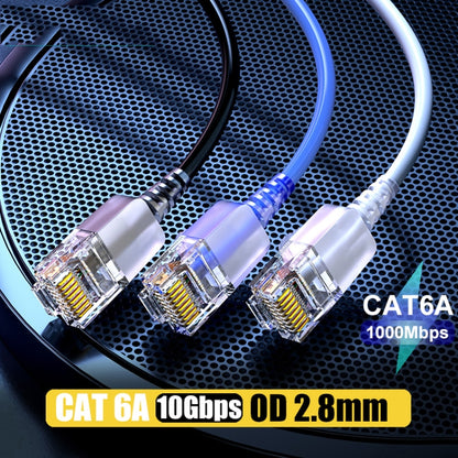 SAMZHE Cat6A Ethernet Cable UTP Network Patch Cable 8m(Black) - Lan Cable and Tools by SAMZHE | Online Shopping South Africa | PMC Jewellery | Buy Now Pay Later Mobicred