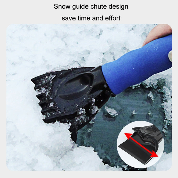 Vehicle Mounted Snow Shovel De-Icer Cleaning Tool, Color: Blue+Gloves - Ice Scraper by PMC Jewellery | Online Shopping South Africa | PMC Jewellery | Buy Now Pay Later Mobicred