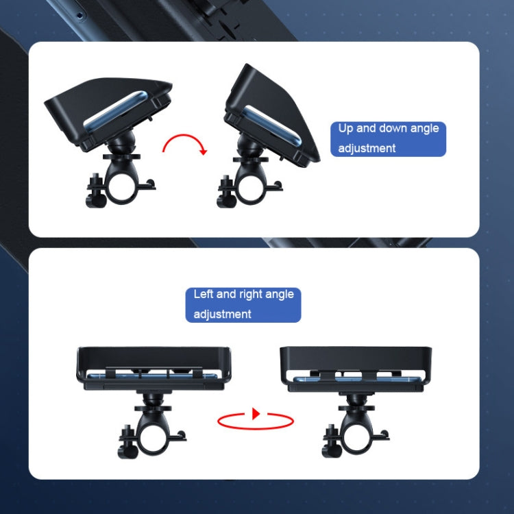 Rotatable Bicycle and Motorcycle Anti-shake Fixed Mobile Phone Holder with Sun Visor, Style: Universal Model - Holder by PMC TechLife | Online Shopping South Africa | PMC TechLife | Buy Now Pay Later Mobicred