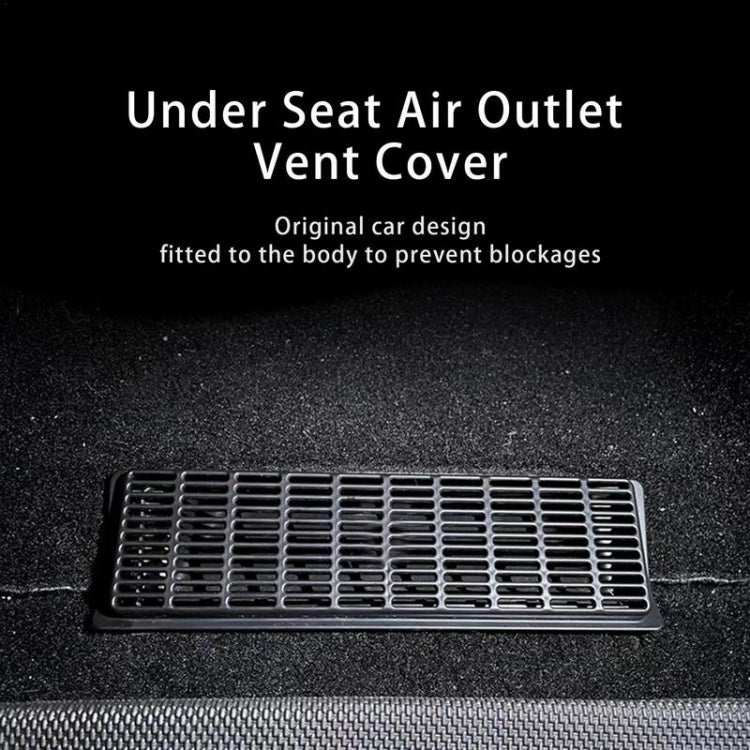 For Tesla Model 3/Y Mesh Model Protective Cover for Air Outlet Under Car Seat Air Conditioning Air Intake Filter - Air Conditioning System by PMC Jewellery | Online Shopping South Africa | PMC Jewellery | Buy Now Pay Later Mobicred