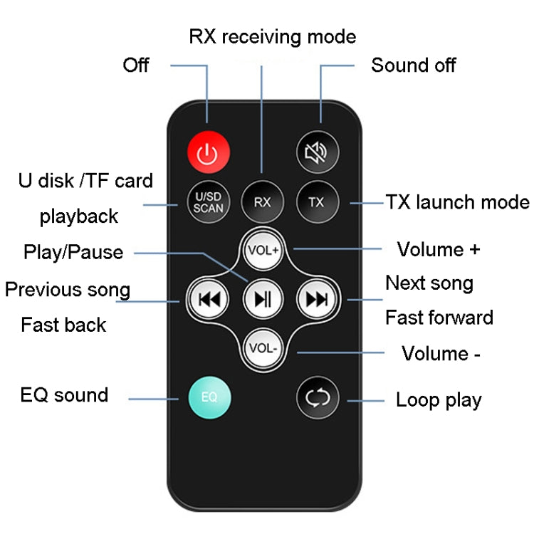 Bluetooth Audio Adapter  NFC Bluetooth Receiver Transmitter 2 In 1 With Remote Control - Audio Receiver Transmitter by PMC Jewellery | Online Shopping South Africa | PMC Jewellery