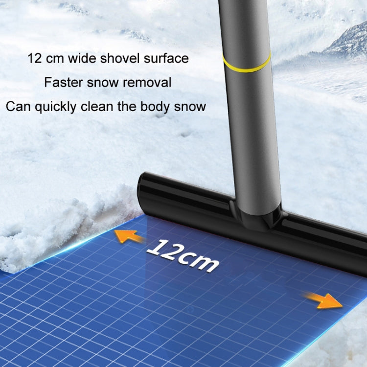 Vehicle-Mounted Snow Shovel Multifunctional Alloy Glass Deicer Shovel(Gray) - Ice Scraper by PMC Jewellery | Online Shopping South Africa | PMC Jewellery | Buy Now Pay Later Mobicred